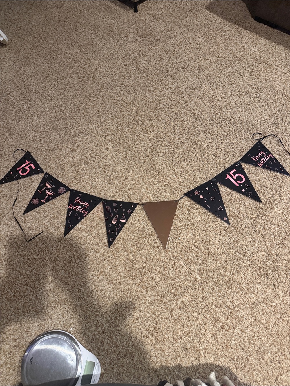 15th birthday banner